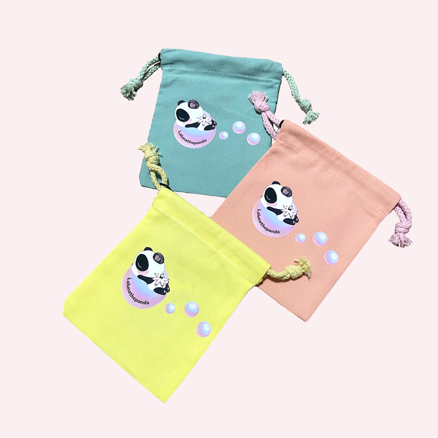 Calm Amidst Chaos Drawstring Pouch