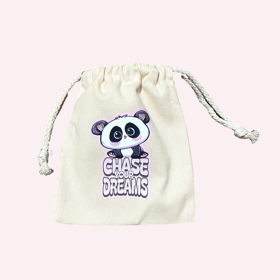Chase Your Dreams Drawstring Pouch
