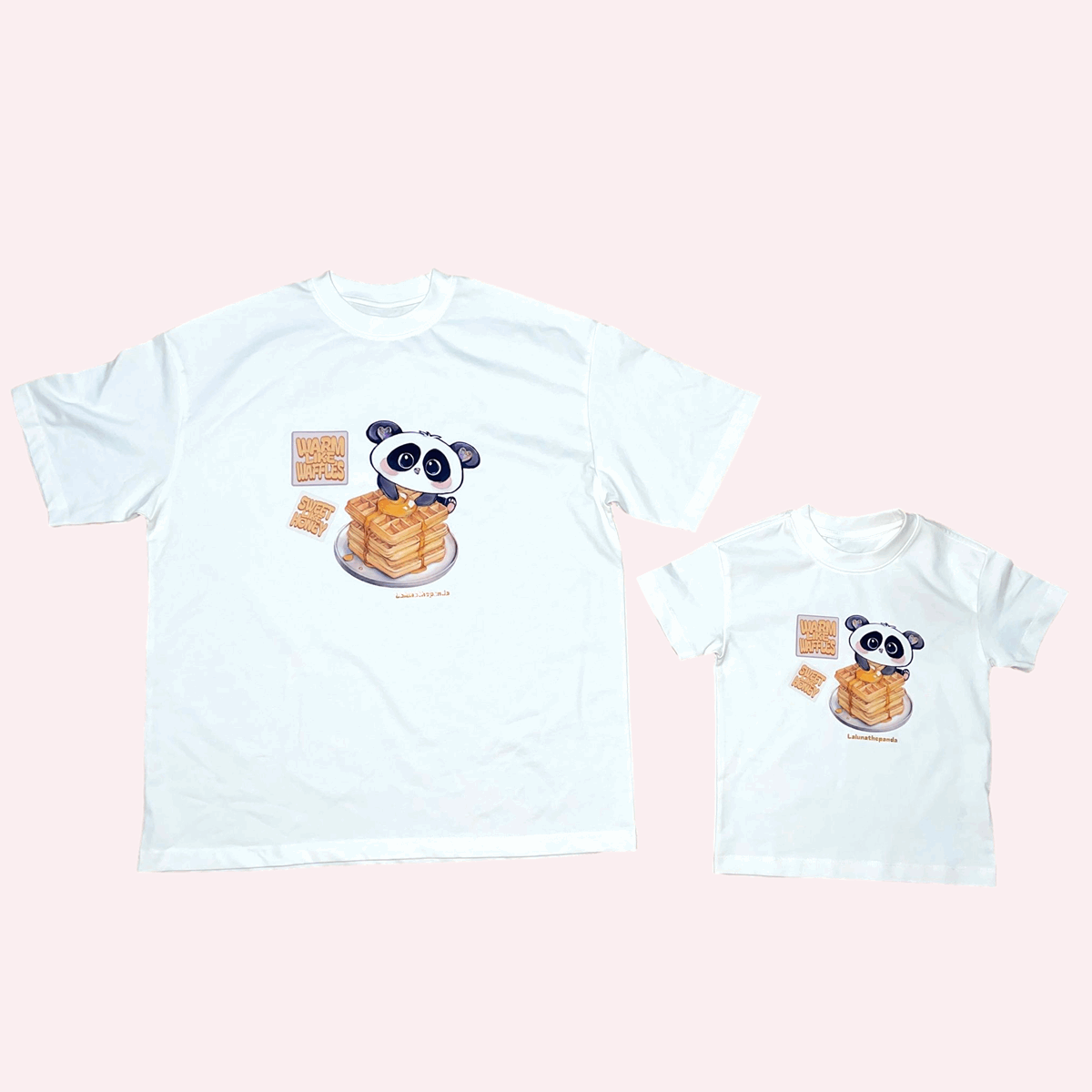 Warm Like Waffles Kids Tee - Lalunathepanda