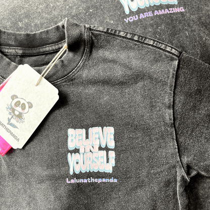 Believe In Yourself Kids Tee - Lalunathepanda