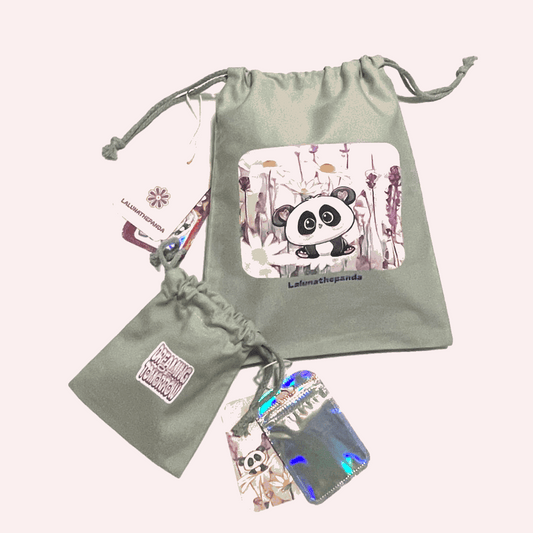 Blossom Dreams Drawstring Pouch - Lalunathepanda