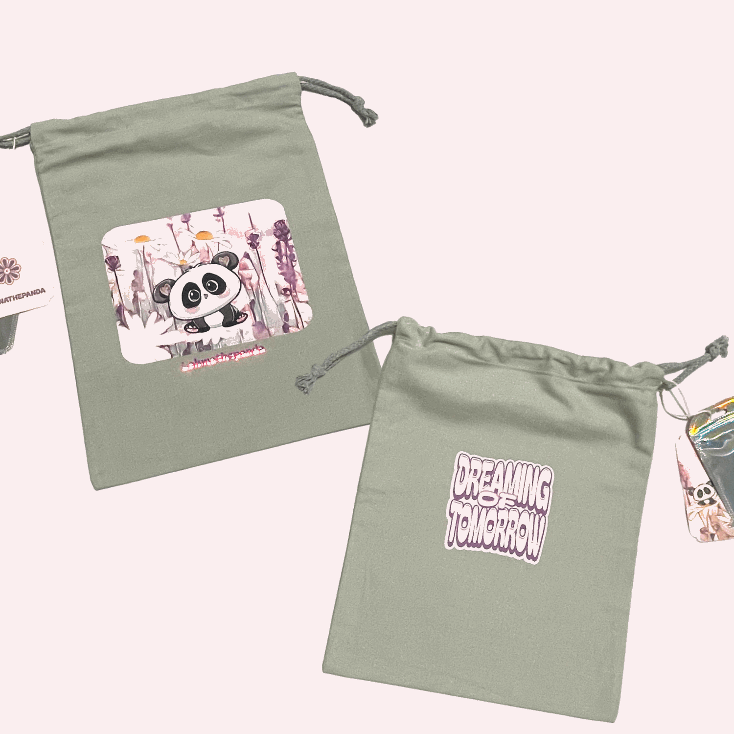 Blossom Dreams Drawstring Pouch - Lalunathepanda