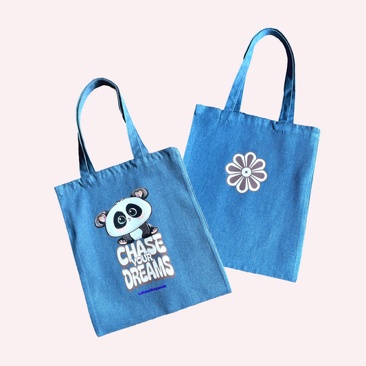 Denim Signature Tote