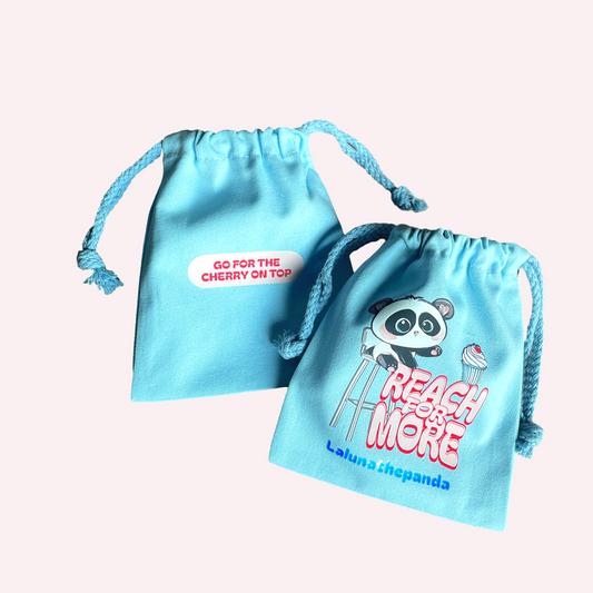 Reach For More Drawstring Pouch