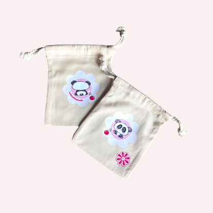Cherry Blossom Drawstring Pouch