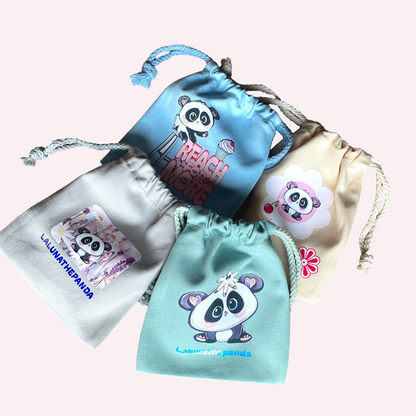 Cherry Blossom Drawstring Pouch