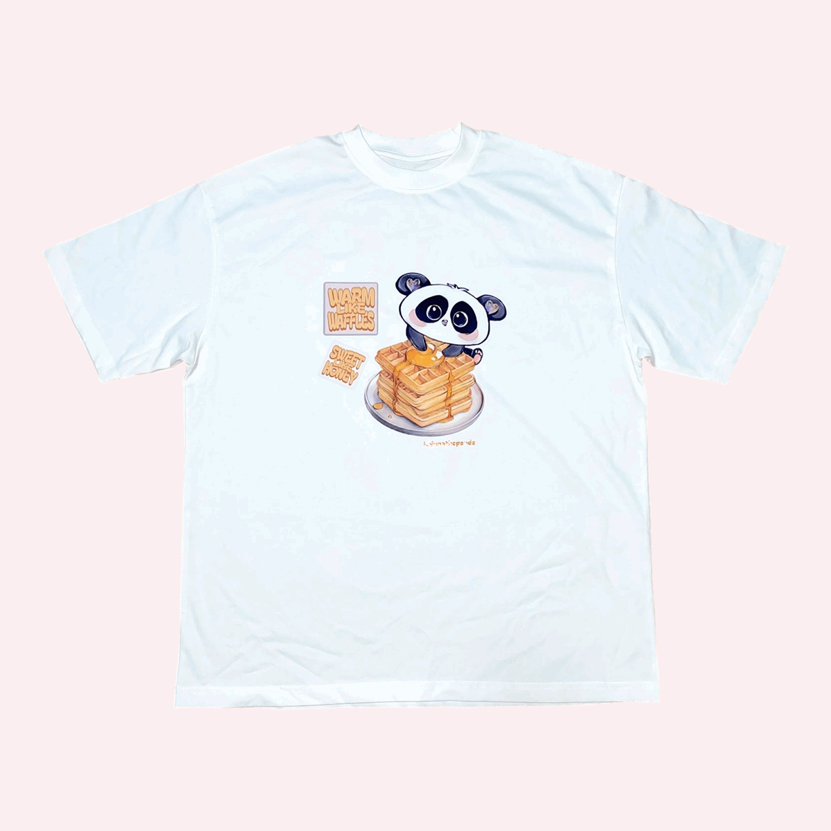 Warm Like Waffles OS Tee - Lalunathepanda