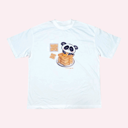 Warm Like Waffles OS Tee - Lalunathepanda