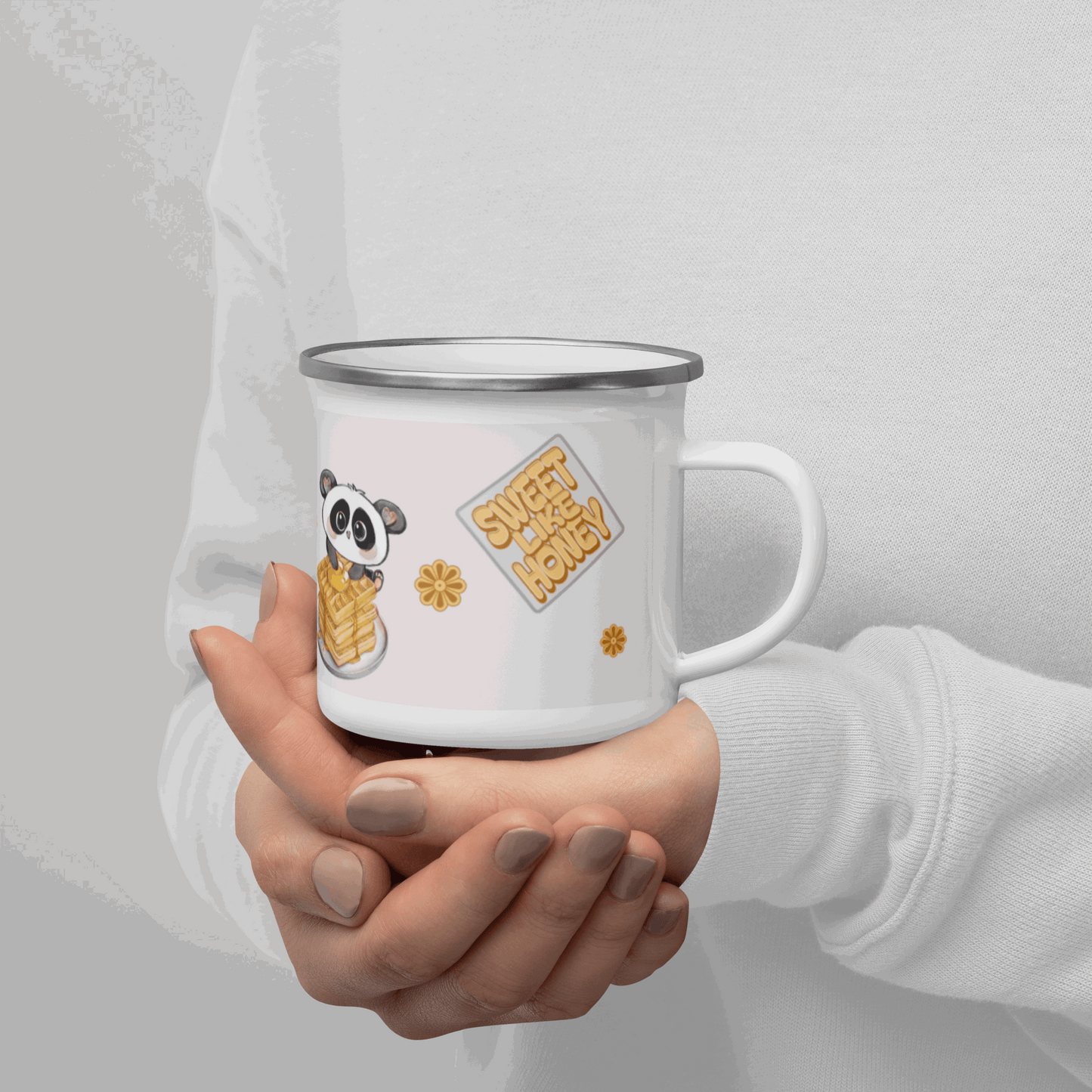 Sweet Layers of Life Enamel Mug - Lalunathepanda